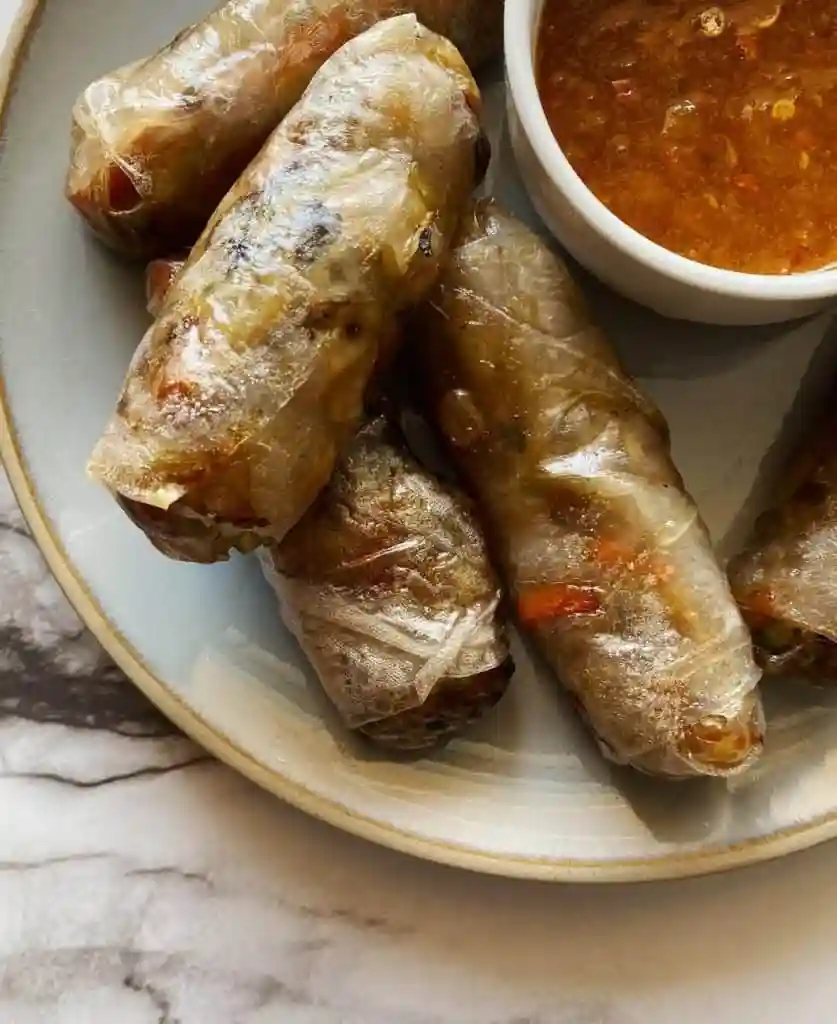 Air Fry Rice Paper Rolls