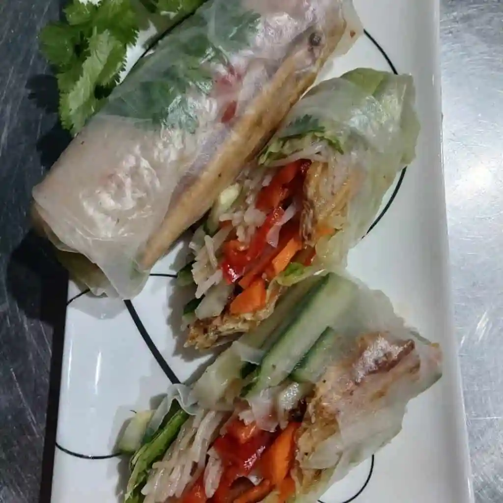 Gluten-Free Rice Paper Spring Rolls