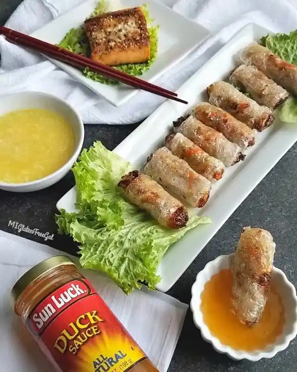 Rice Paper Egg Rolls