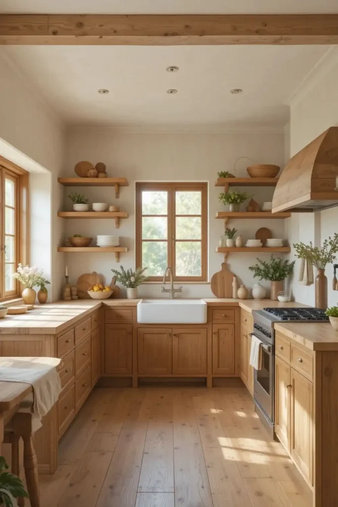 Adding an Organic Touch for a Warmer Kitchen Feel