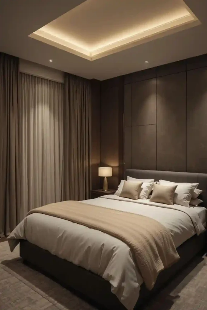 Basement bedroom ideas emphasizing privacy and quiet