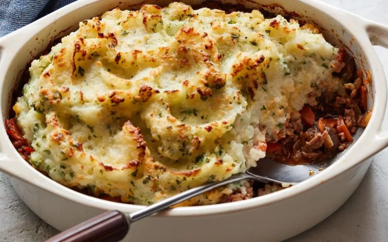 Beef shepherd’s pie recipe look