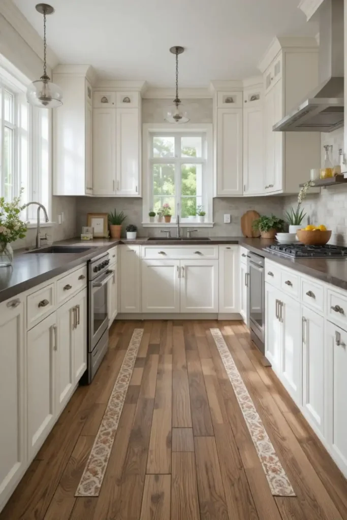 Best Flooring Ideas to Pair With Wood Kitchens