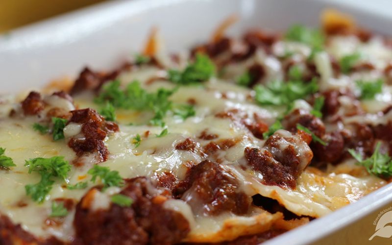 Cheesy Beef Enchilada Skillet look