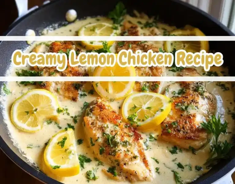 Creamy Lemon Chicken Recipe