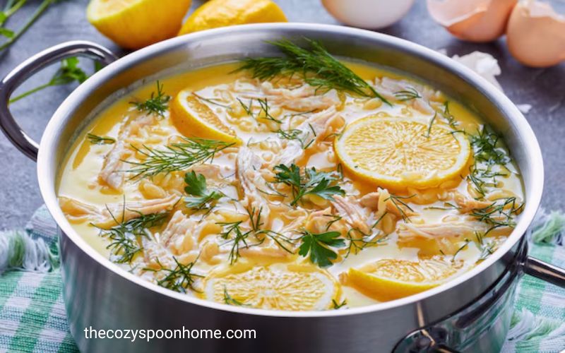 Creamy Lemon Rice Soup recipe Look