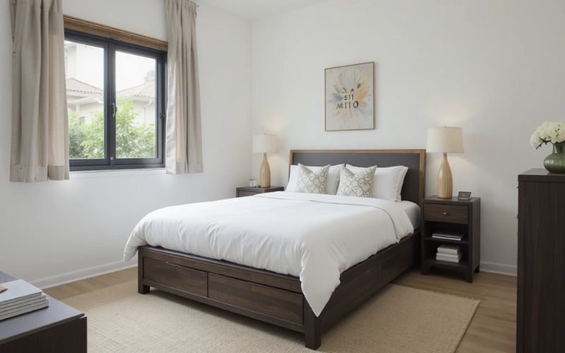 Create a Functional and Minimalist Layout Guest bedroom look