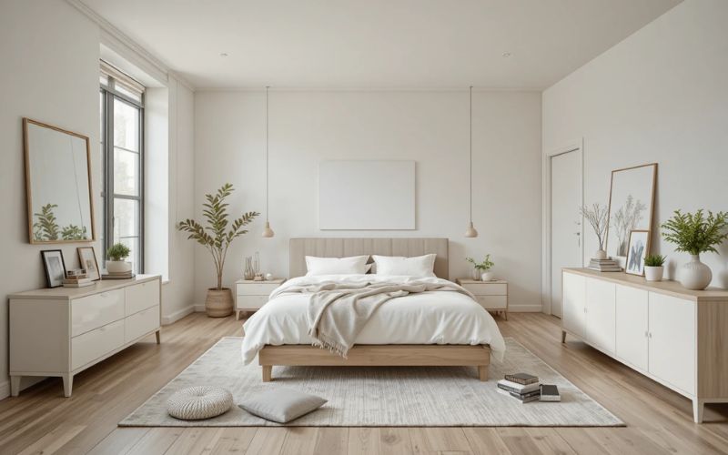 Create a Minimalist Layout bedroom look