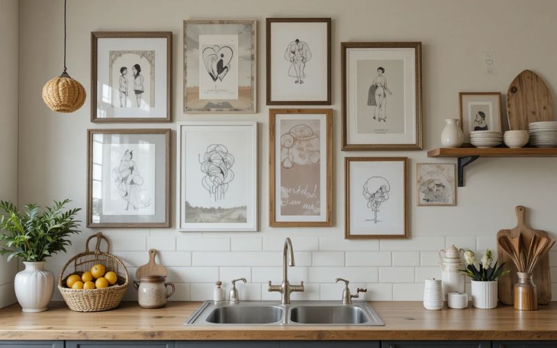 Display Art, Frames, or Wall Décor kitchen look