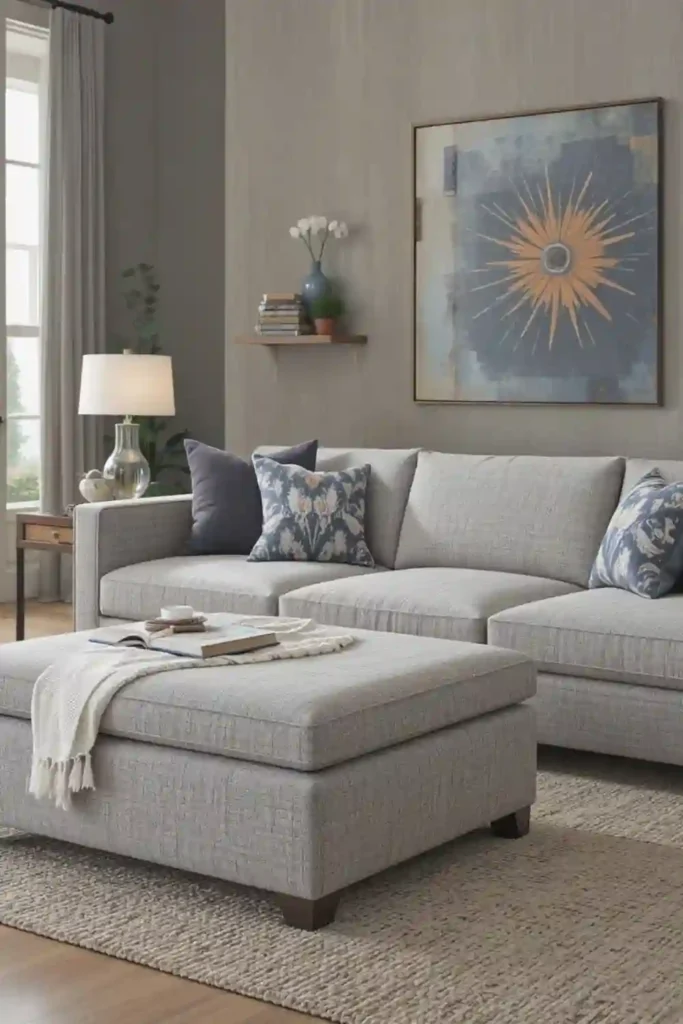 Flexible furniture for cozy living room