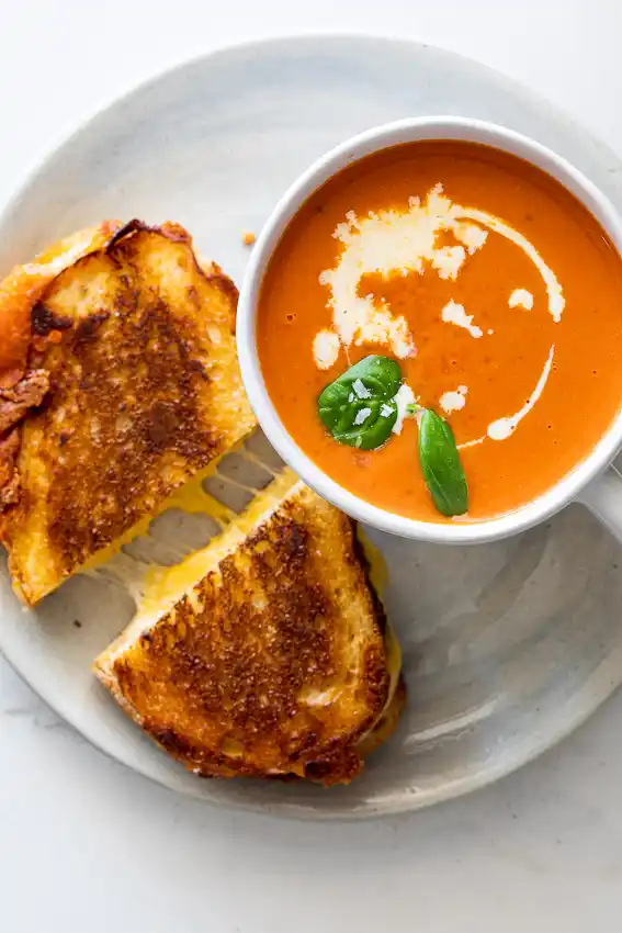 Grilled Cheese & Tomato Soup Strips