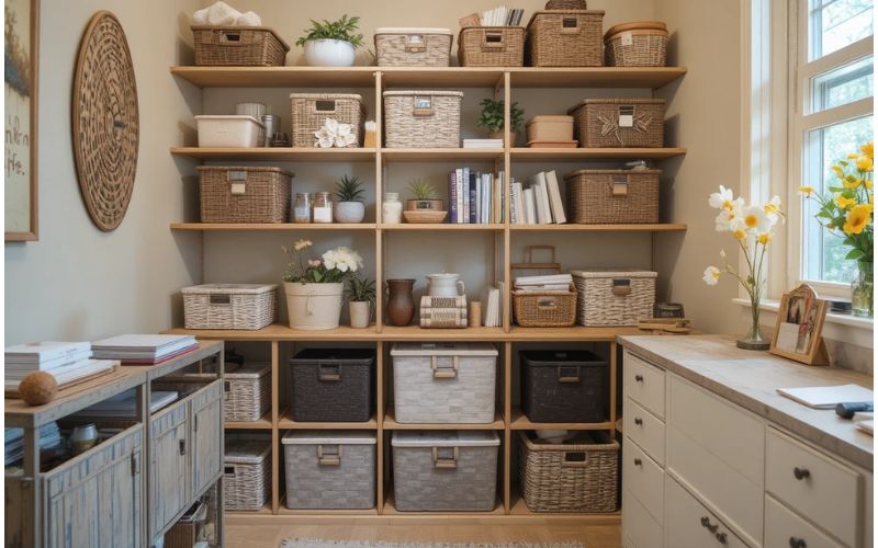 _Incorporate Storage Baskets and Bins look