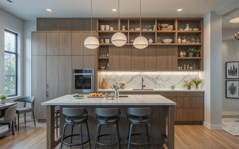 Maximize Vertical Storage modern kitchen look