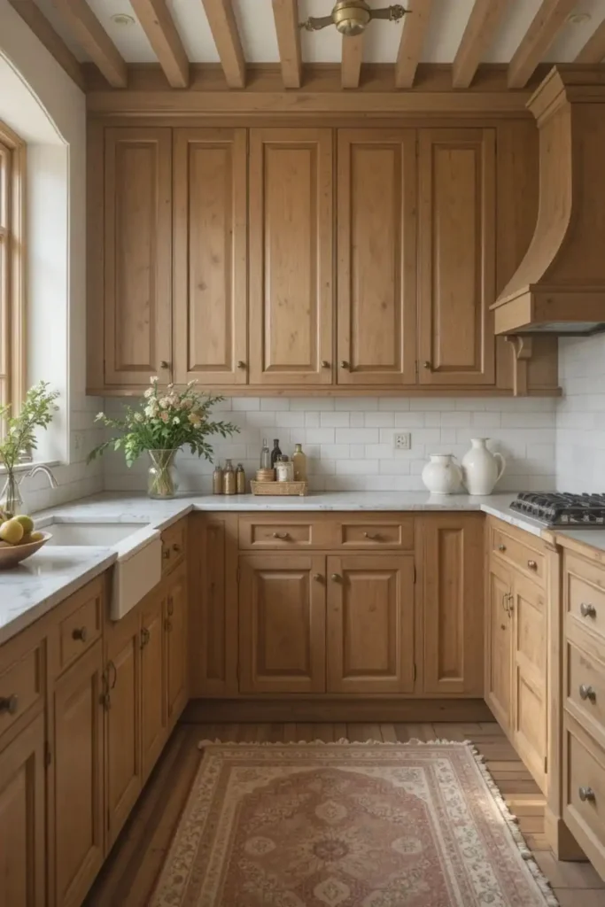 Old-Fashioned Wood Cabinets That Never Go Out of Style