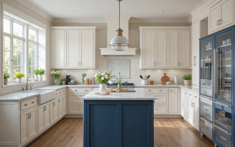 Refresh with a New Color Palette kitchen look
