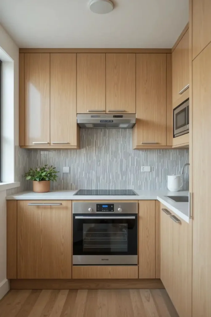 Small Kitchen Ideas: Making Wood Work in Tight Spaces
