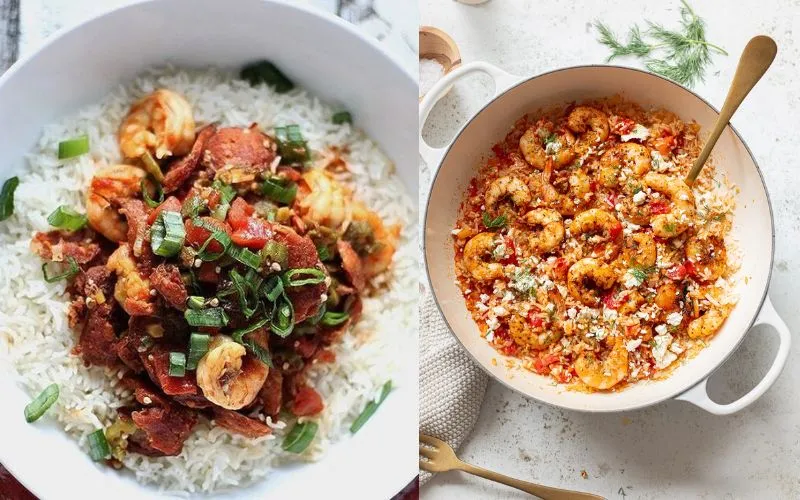 Spicy Shrimp Rice Skillet for Dinner recipes look