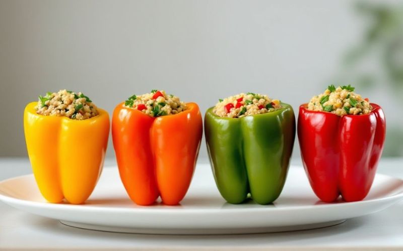 Stuffed Pepper Cups recipe look