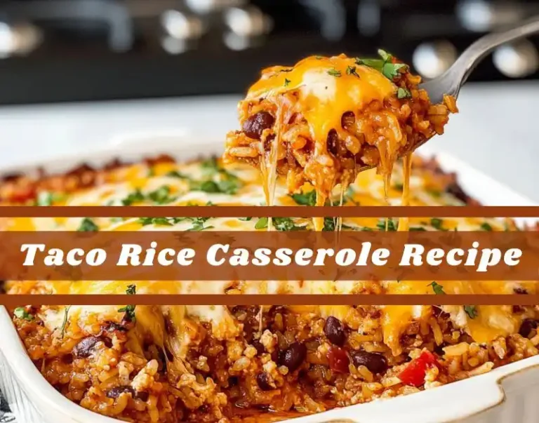 Taco Rice Casserole Recipe