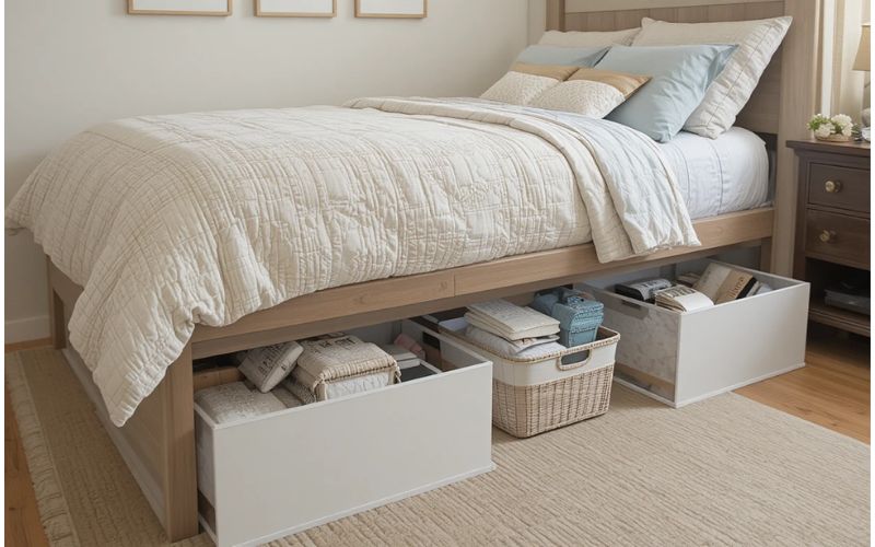 Use Under-Bed and Under-Furniture Storage look