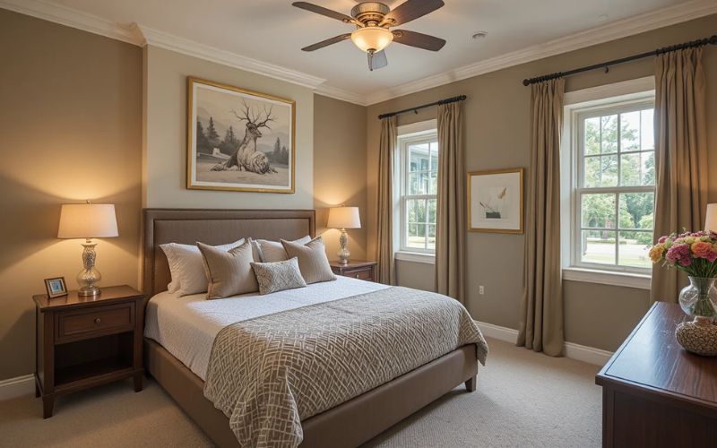 Use a Warm and Calming Color Palette bedroom look