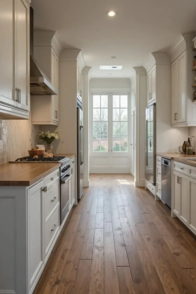 Wood Kitchen Floors: Modern House Cozy Ideas