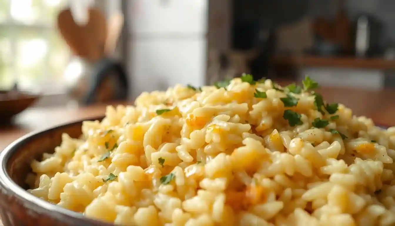 Creamy Cheesy Rice