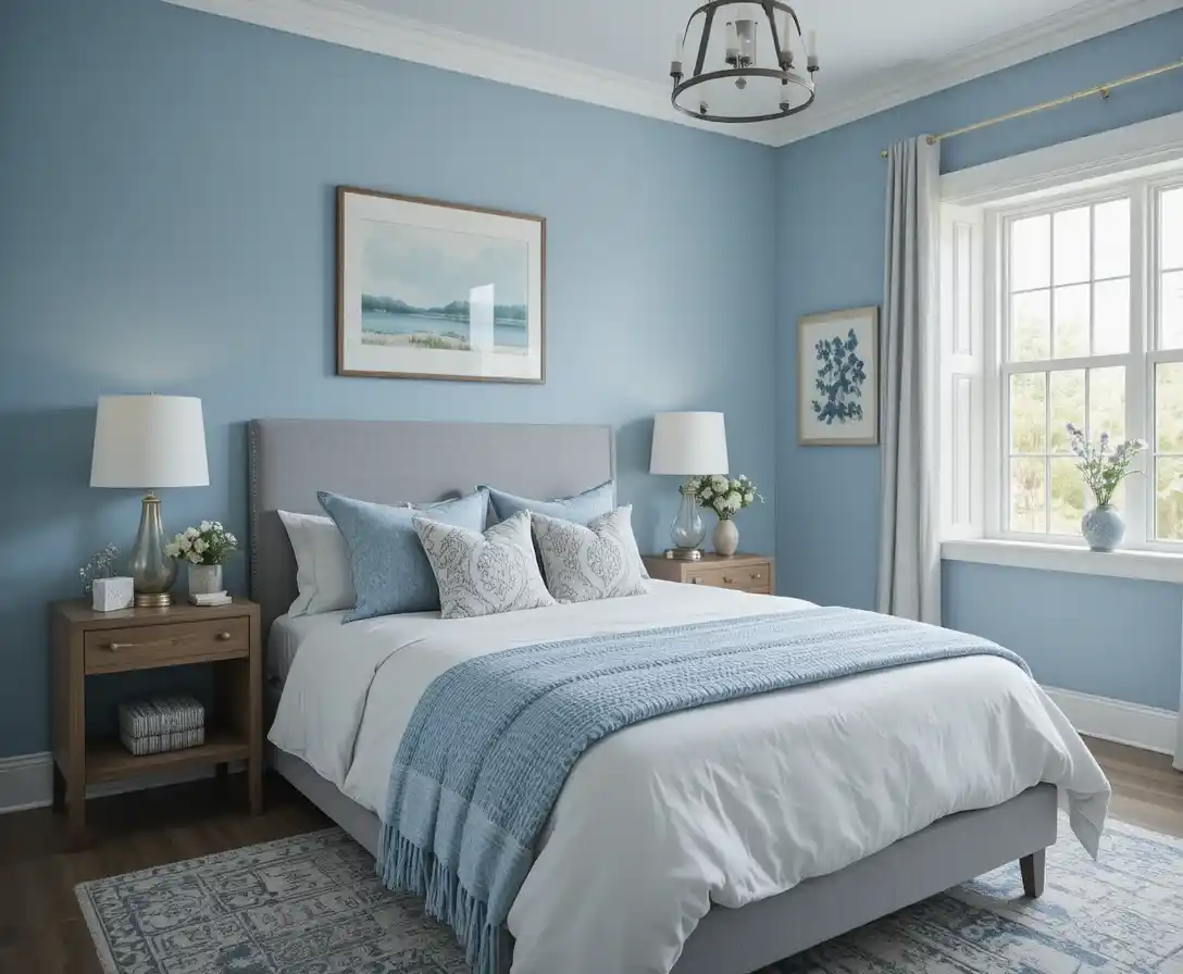 Blue Bedroom look That Feel Calm