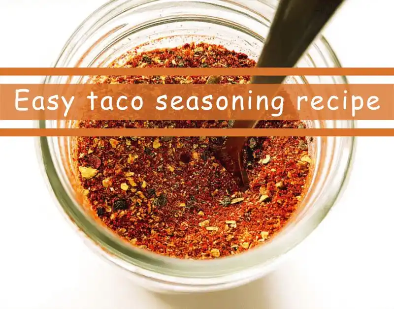 taco seasoning recipe