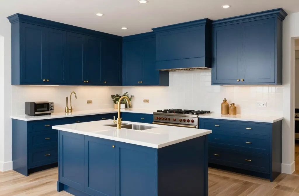 Swoon Over These 20 Blue Kitchen Cabinets