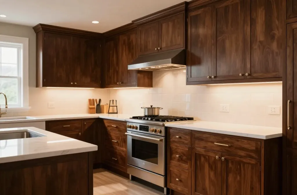 Picture of Rustic Farmhouse Kitchen | Rustic kitchen, Home decor kitchen, Rustic ...