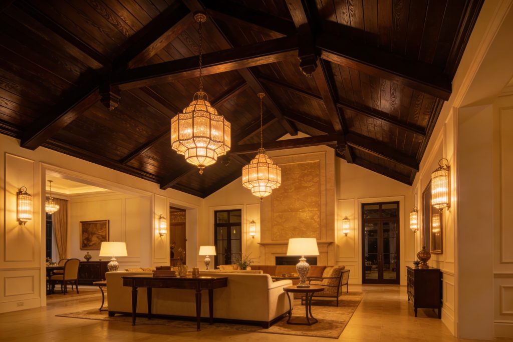 Jaw-Dropping 14 Dark Wood Ceiling Ideas